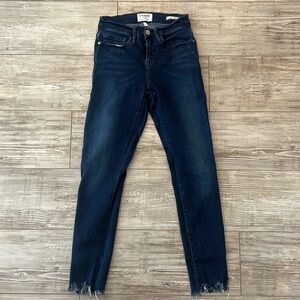 FRAME DENIM Jeans Le Skinny de Jeanne Blue size 26 style Shelby